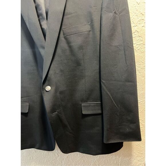 Michael Michael Kors Black Tux Top Men’s Size 50R 54% Polyester 44% Wool 2% Elas - Picture 4 of 16